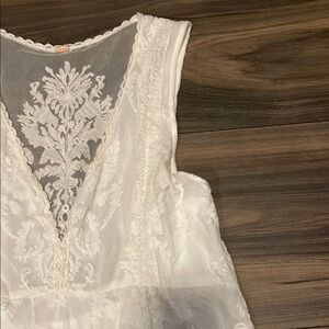 Free People White Lace Dress